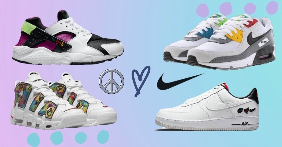 Nike heeft Peace, Love, Swoosh pack uitgebracht