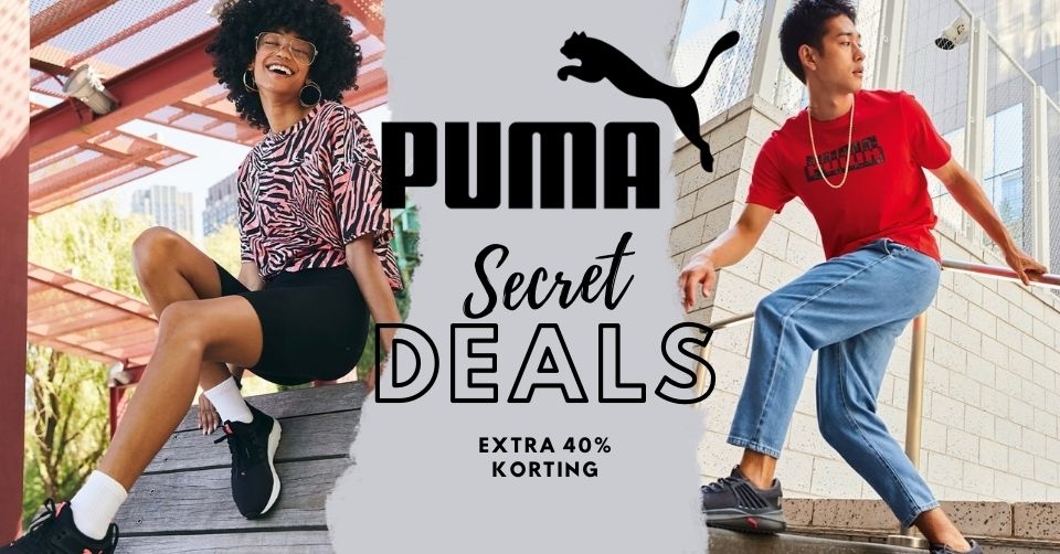 Sale met PUMA Secret Deals en kortingscode
