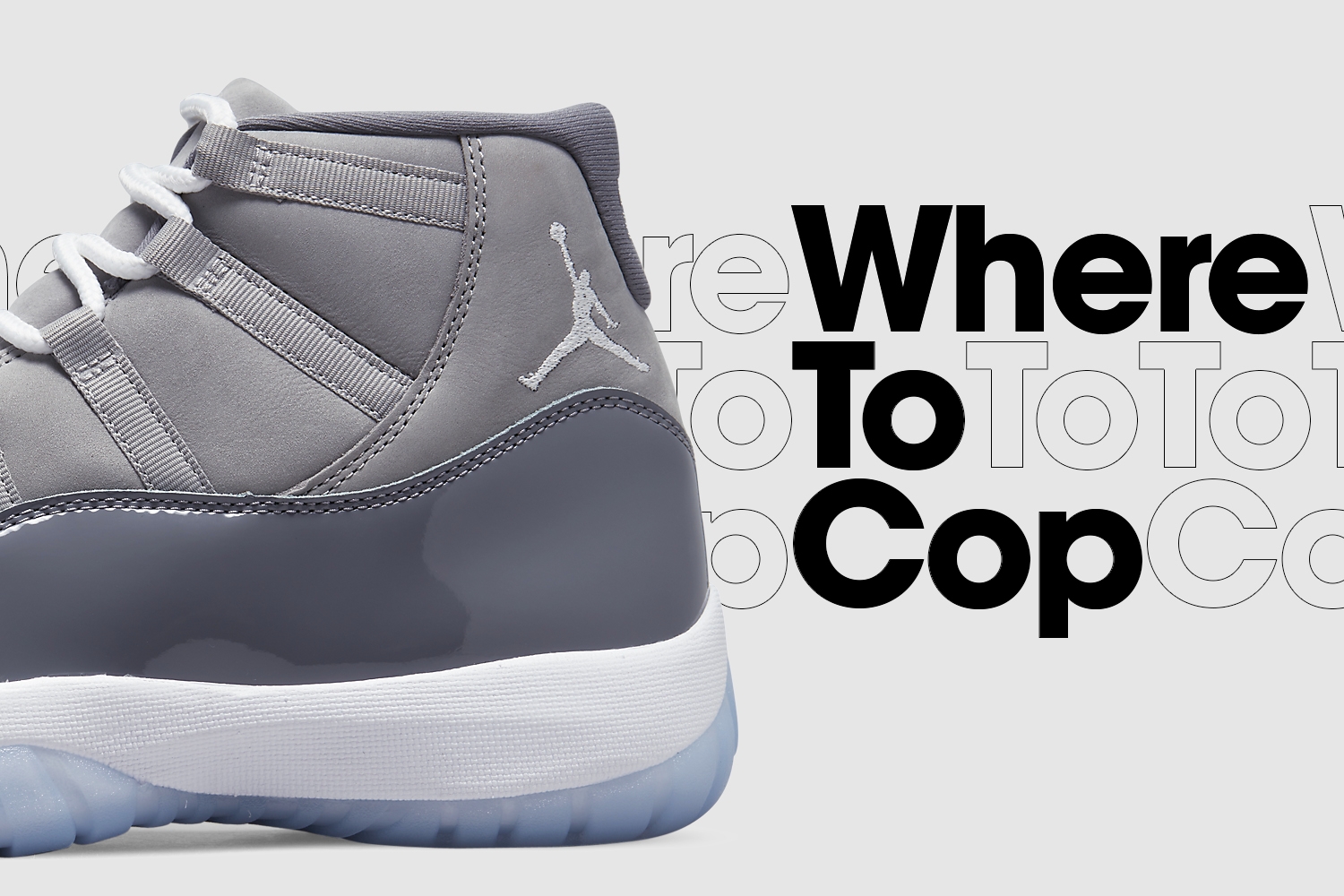 Where to cop: Air Jordan 11 Retro &#8216;Cool Grey&#8217;