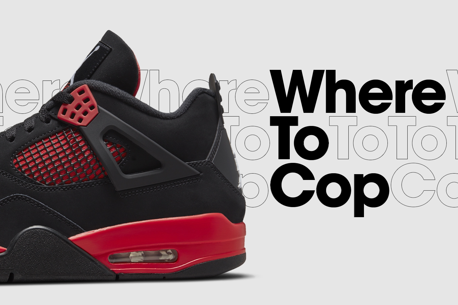 Where to cop: Air Jordan 4 Retro &#8216;Red Thunder&#8217;