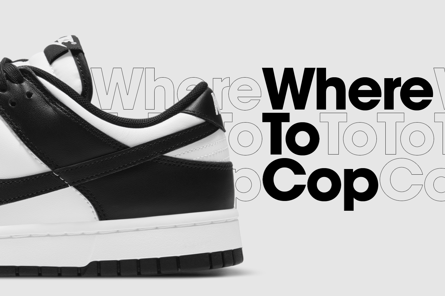 Where to cop: Nike Dunk Panda collectie (Restock)