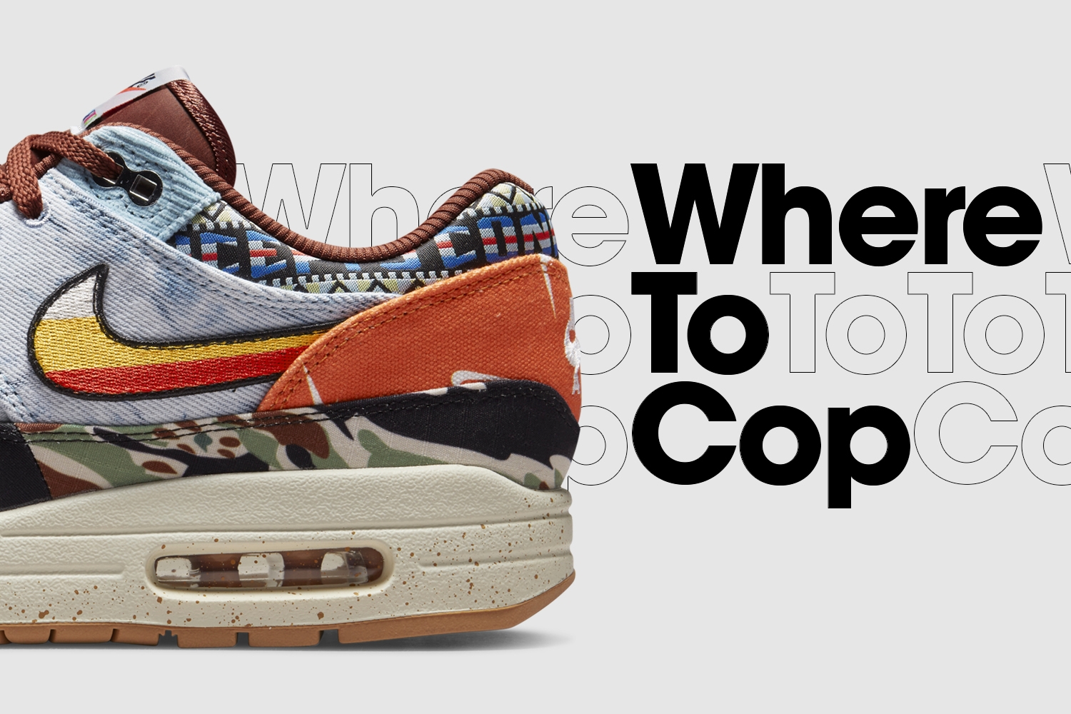 Where to cop: Concepts x Nike Air Max 1 &#8216;Heavy&#8217;