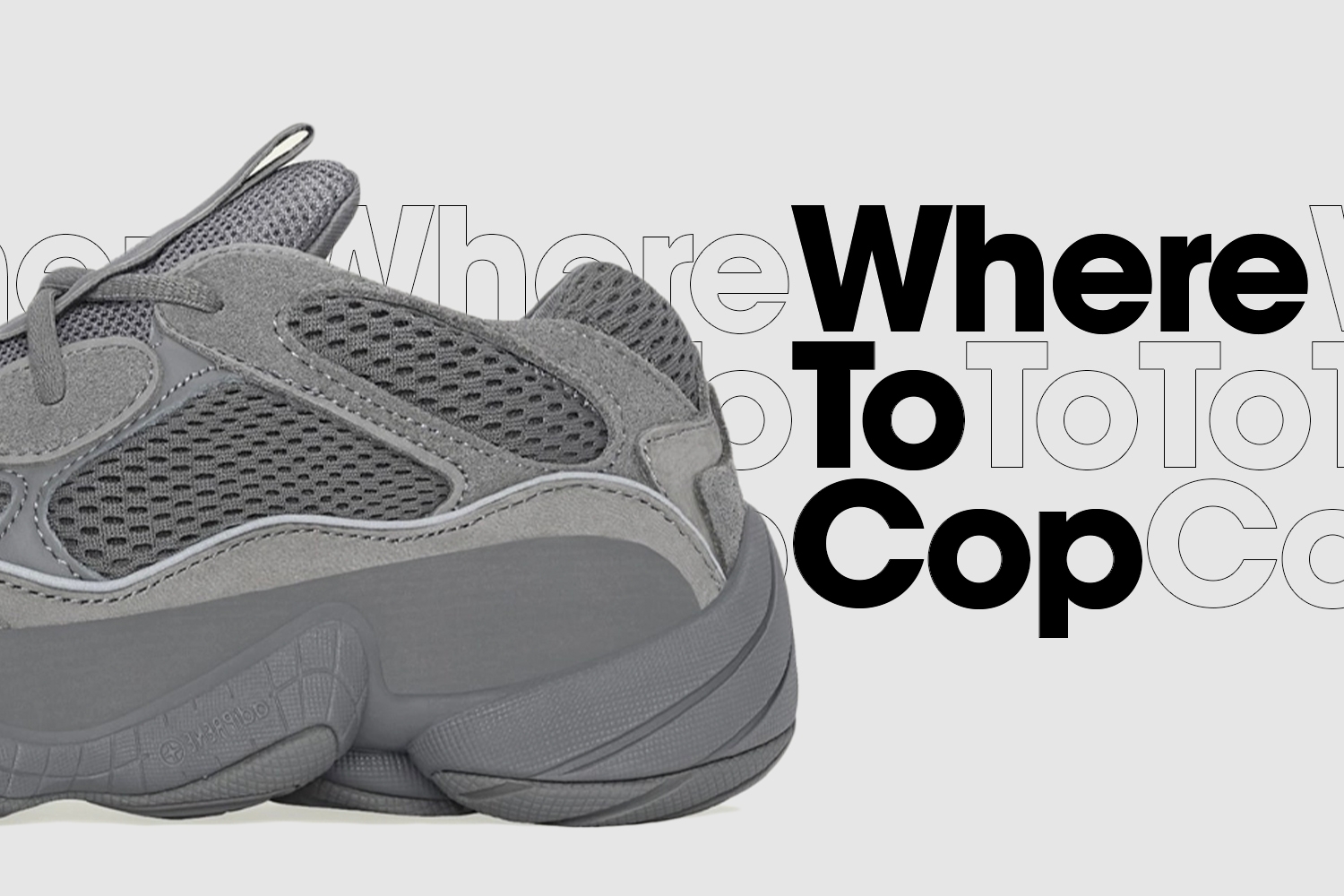 Where to cop: adidas Yeezy 500 &#8216;Granite&#8217;
