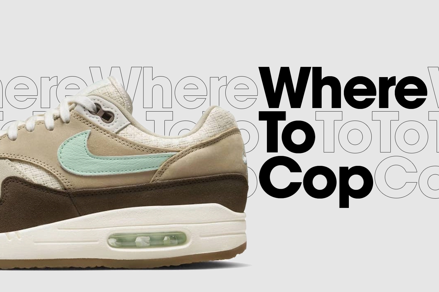 Where to cop: Nike Air Max 1 &#8216;Crepe Hemp&#8217;