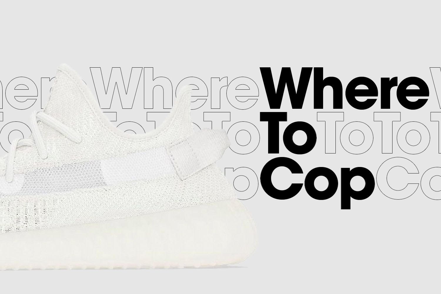 Where to cop: adidas Yeezy Boost 350 V2 &#8216;Bone&#8217;