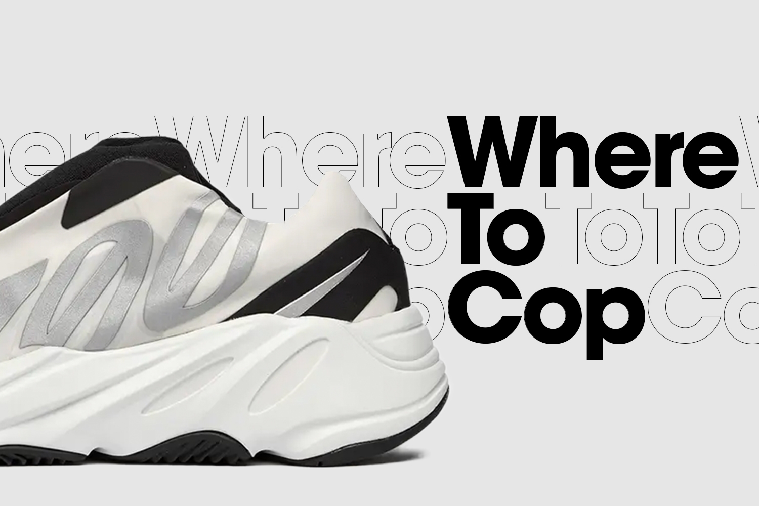 Where to cop: adidas Yeezy 700 MNVN Laceless &#8216;Analog&#8217;