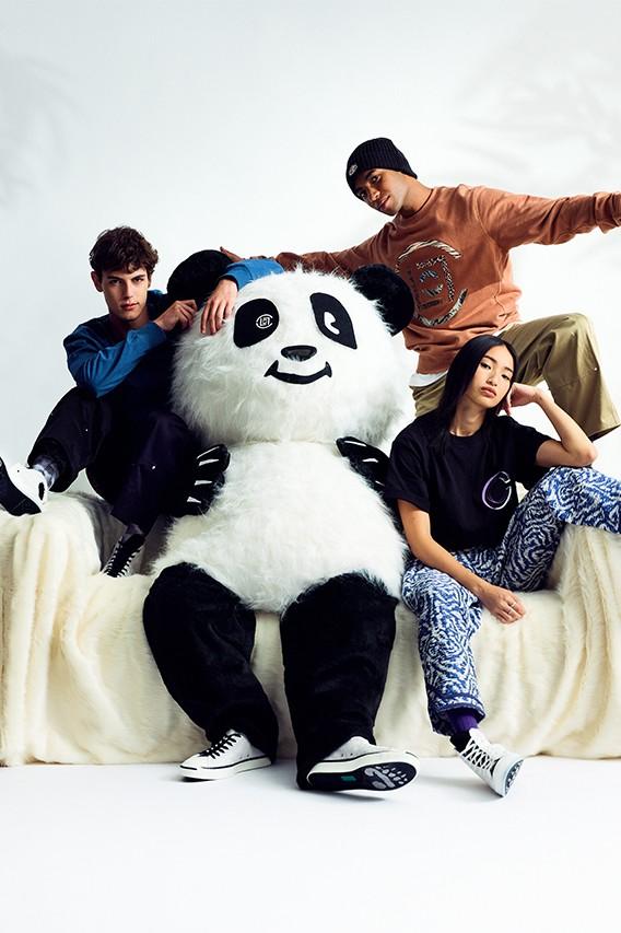CLOT Converse 'Panda' pack