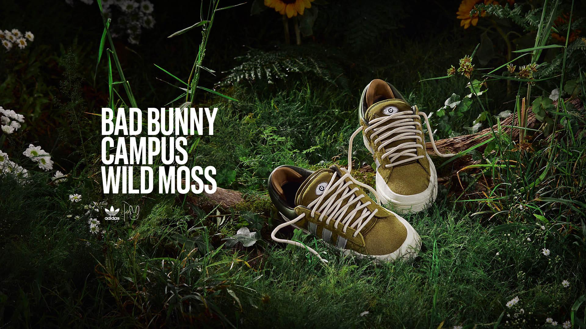 Bad Bunny x adidas Campus 'Wild Moss'