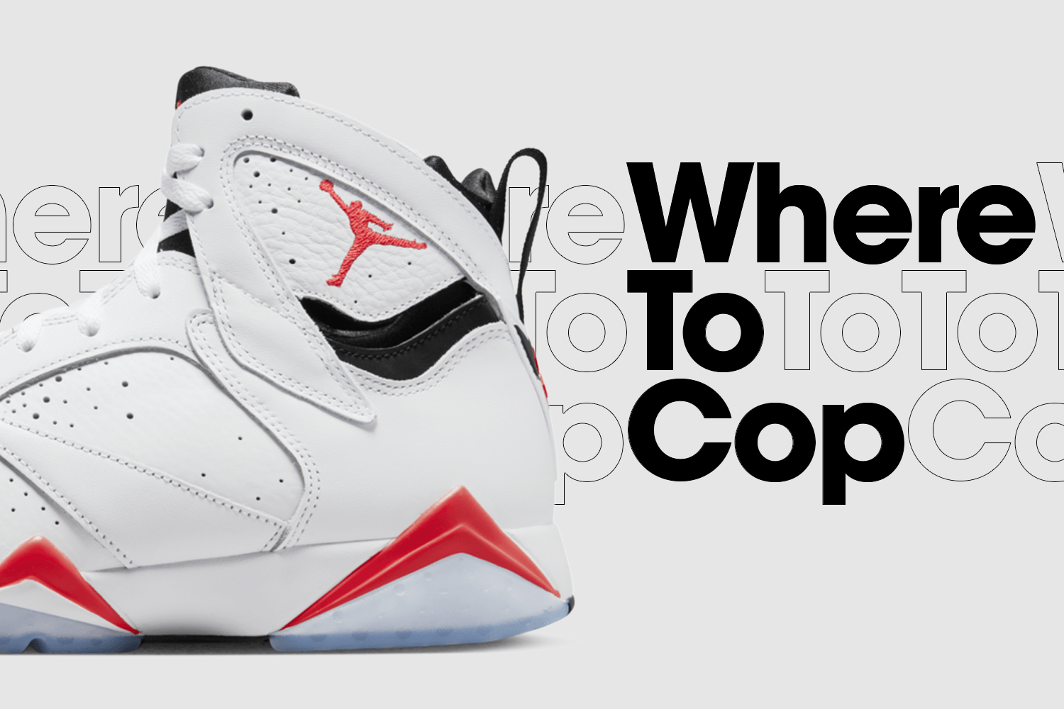 Where to Cop: Nike Air Jordan 7 &#8216;White Infrared&#8217;