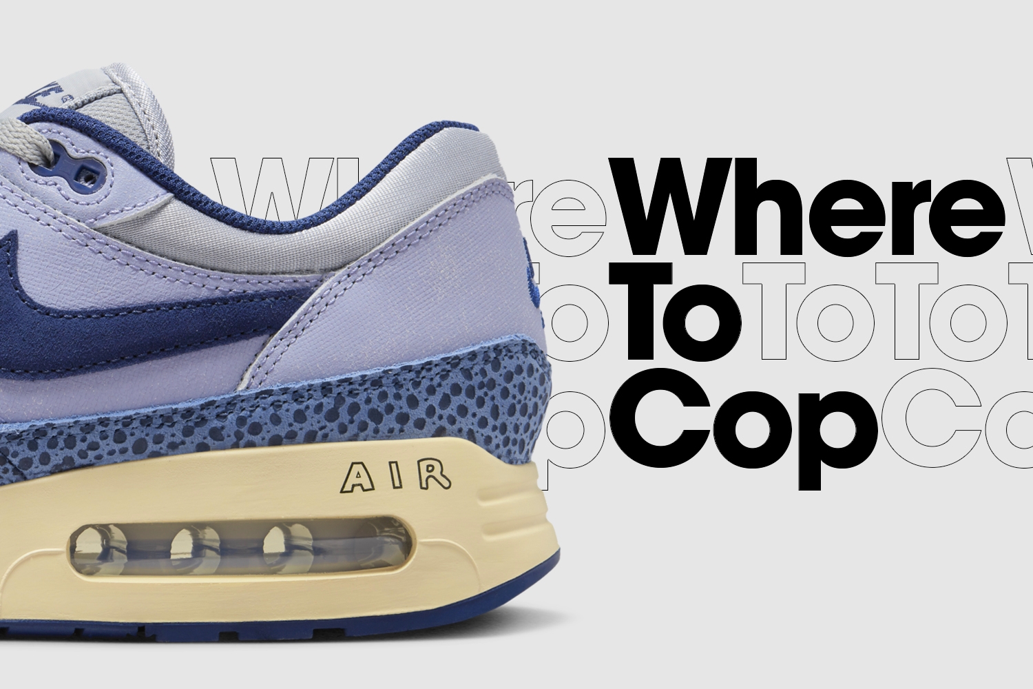 Where to Cop: Nike Air Max 1 &#8217;86 &#8216;Blue Safari&#8217;