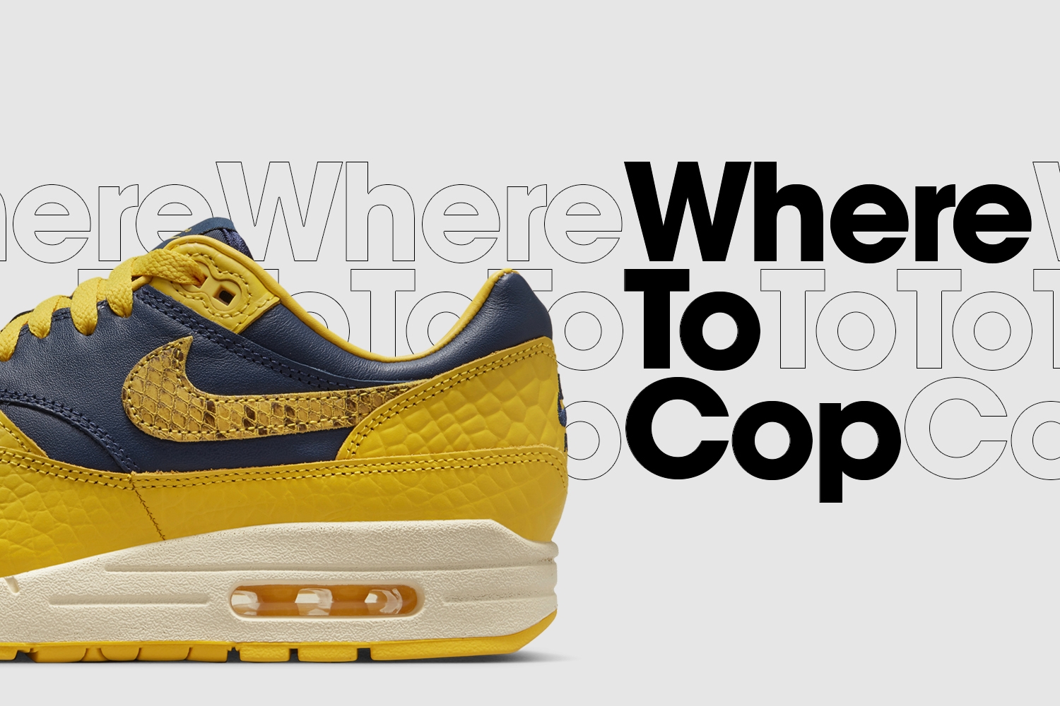 Where to cop: Nike Air Max 1 Premium &#8216;Michigan&#8217;