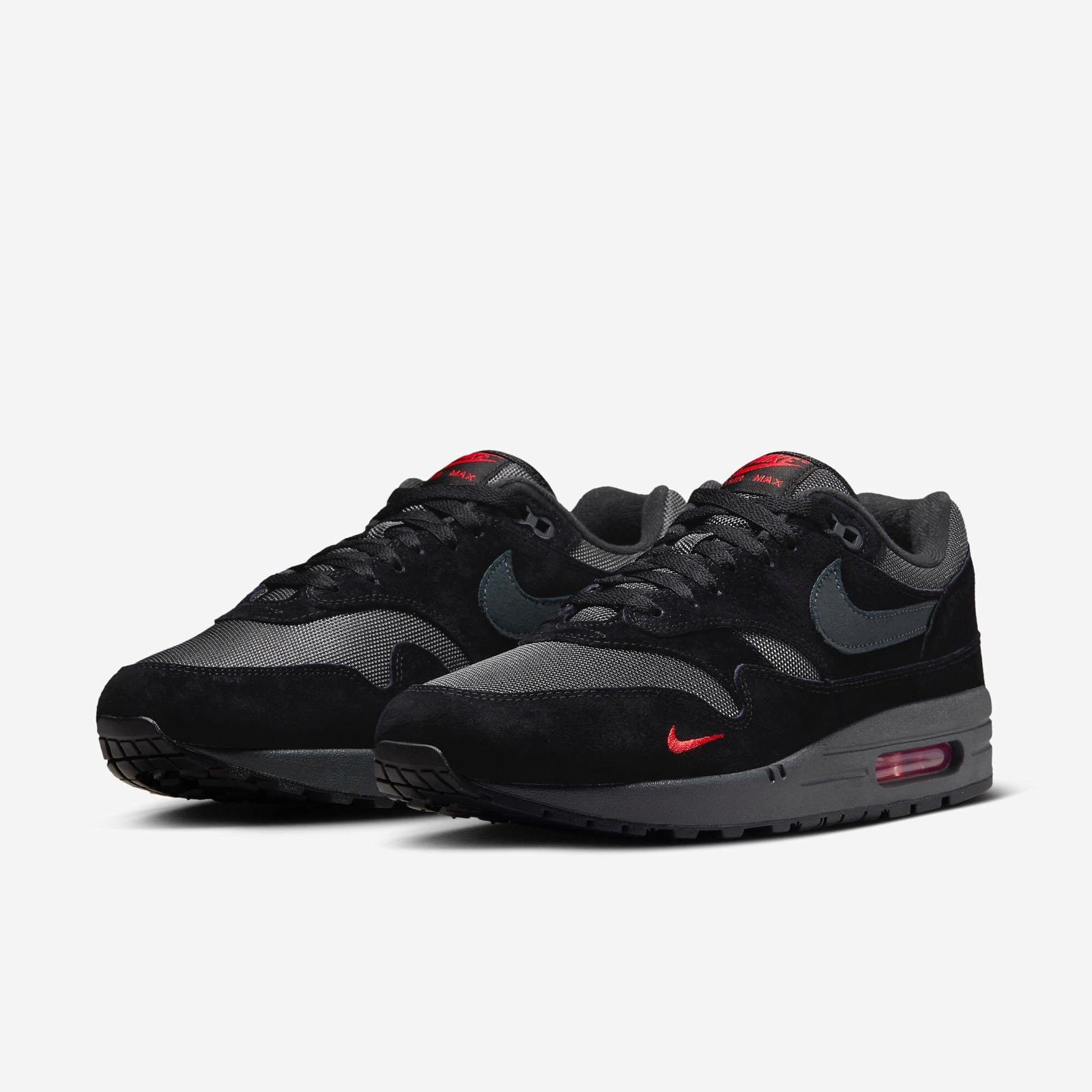 Nike Air Max 1 Black Grey Red