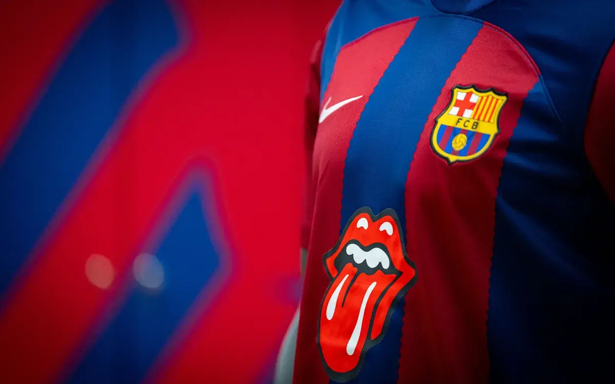 FC Barcelona x The Rolling Stones logo
