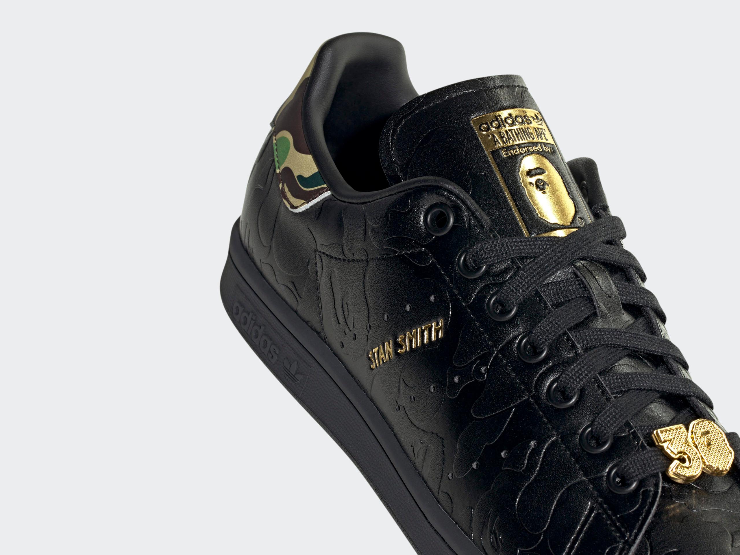 BAPE x adidas Stan Smith '30th Anniversary Black'