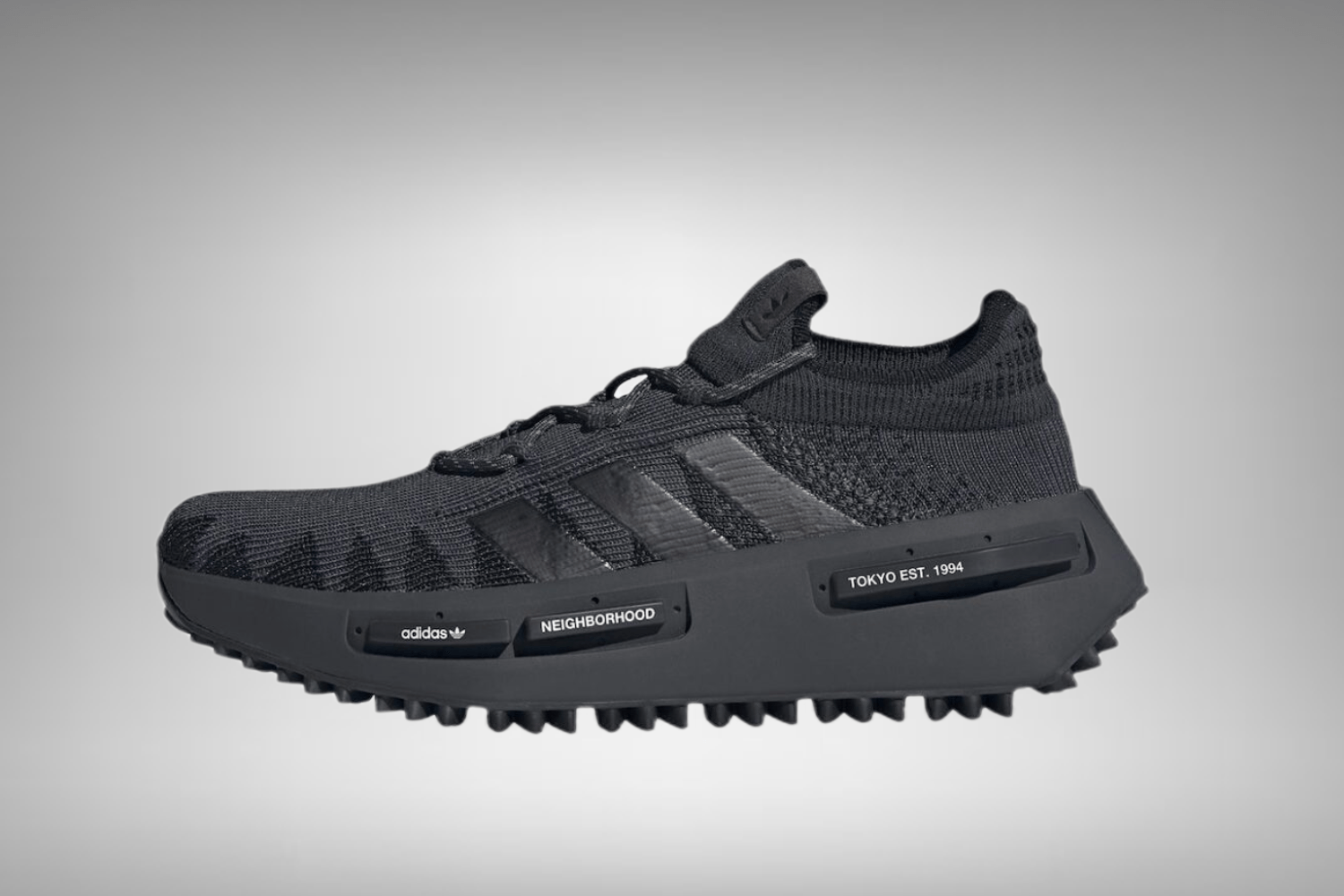 NEIGHBORBOOD en adidas brengen de NMD S1 Knit 'Core Black' uit
