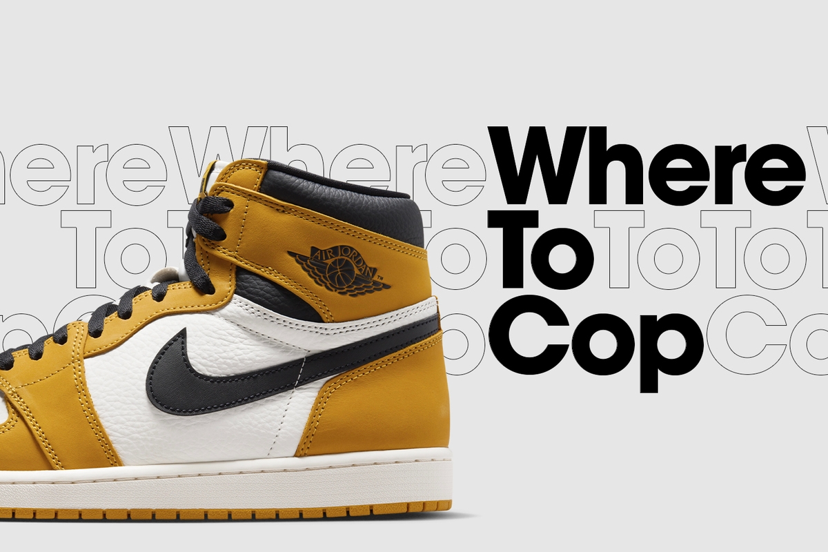 Where To Cop: Nike Air Jordan 1 Retro High OG &#8216;Yellow Ochre&#8217;