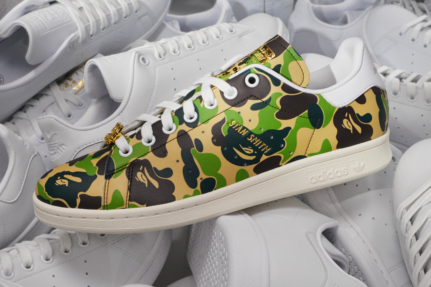 Release reminder: BAPE x adidas Stan Smith '30th Anniversary' pack