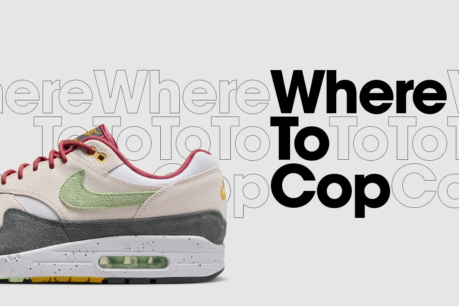 Where to cop: Nike Air Max 1 &#8216;Cracked Multi-Color&#8217;