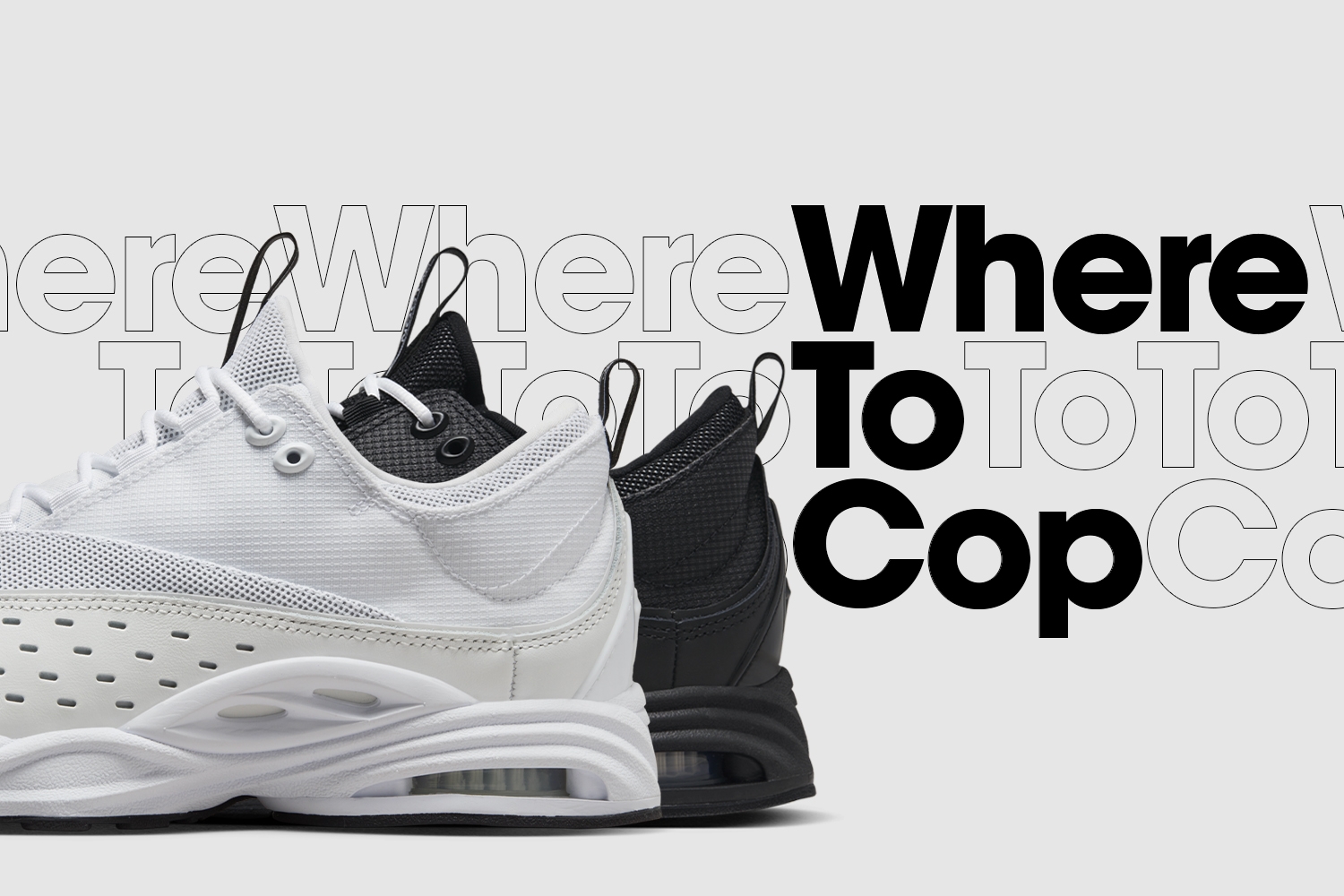 Where to cop: NOCTA x Nike Air Zoom Drive &#8216;White&#8217; &#038; &#8216;Black&#8217;