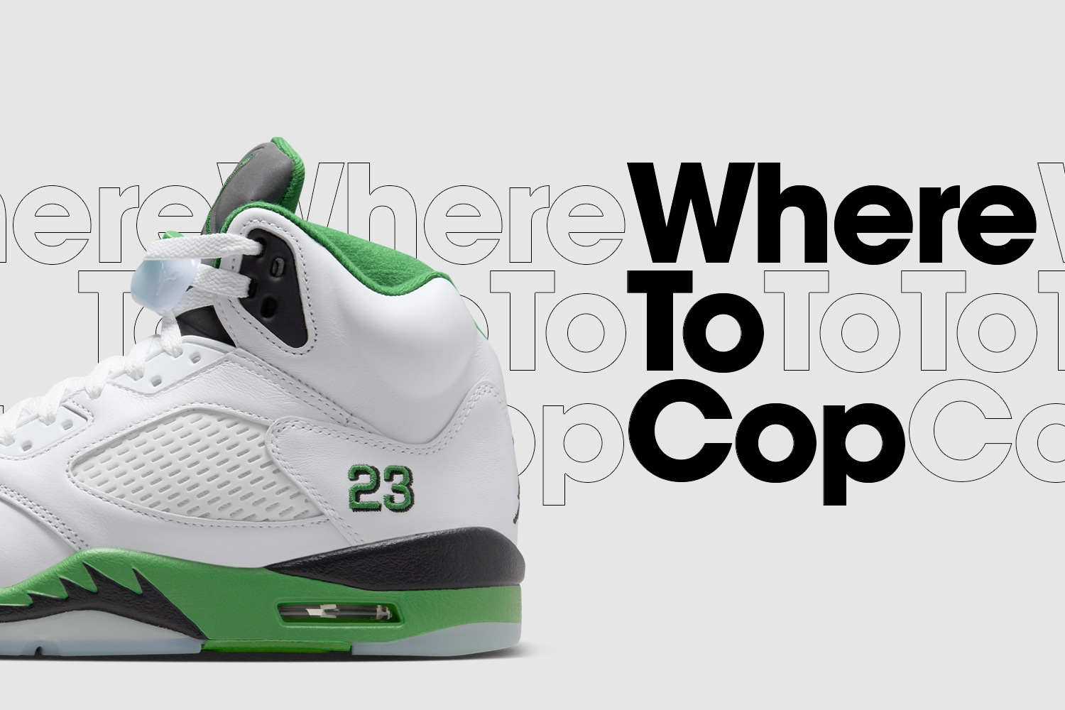 Where to cop: Air Jordan 5 WMNS &#8216;Lucky Green&#8217;