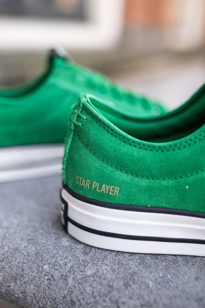 Converse CONS Pro green heel