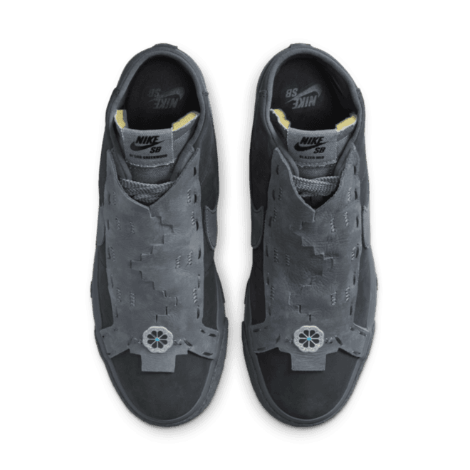 Di'orr Greenwood x Nike SB Blazer 'Black' bovenwerk
