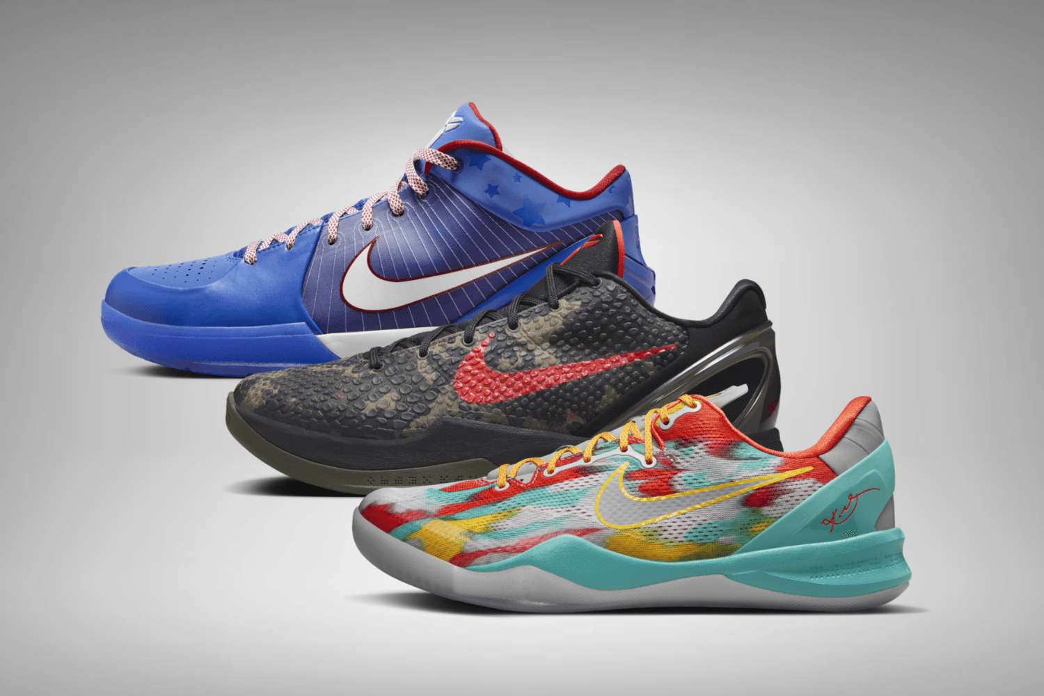Nieuwe Nike Kobe 4,6 en 8 Protro colorways droppen deze week