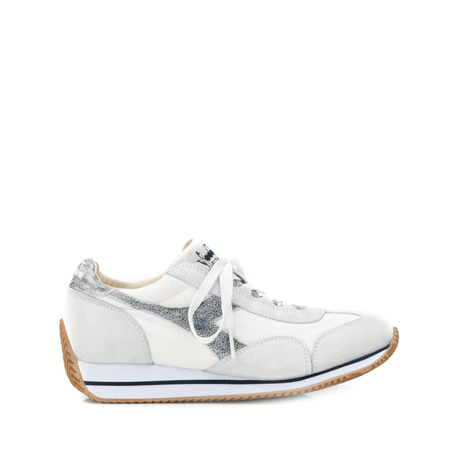 Diadora Sneakers met geborduurd logo - Wit 174737EQUIPEHCANVASSWEVOW