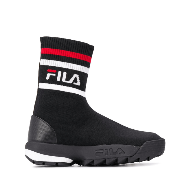 Fila Soksneakers met logo - Zwart 1010612