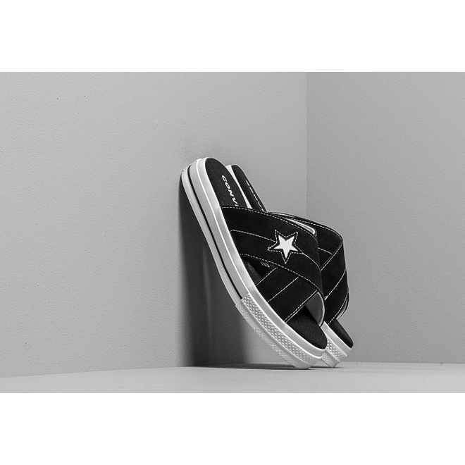 Converse One Star Sandal Black/ Egret/ White 564143C