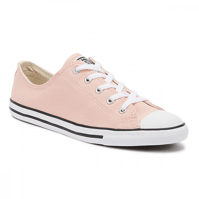 Converse Chuck Taylor All Star Dainty Womens Bleached Coral Ox Trainers 565498C