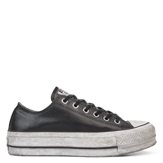 Chuck Taylor All Star Leather Smoke Platform Low Top 562910C
