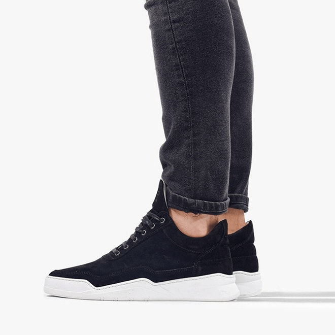 Filling Pieces Low Top Ghost Suede Black 25222791861MSB 25222791861MSB