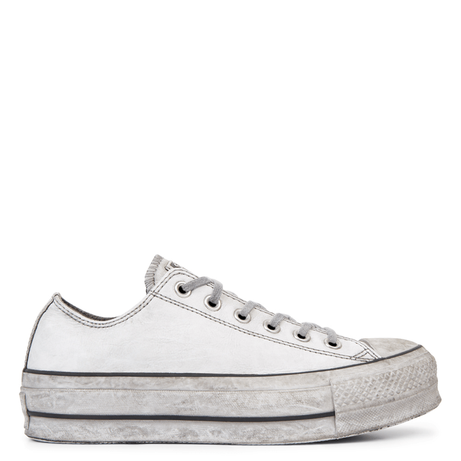 Chuck Taylor All Star Leather Smoke Platform Low Top 562911C