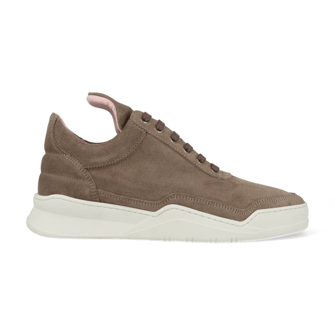 Filling Pieces Low Top Ghost Suede Taupe 306