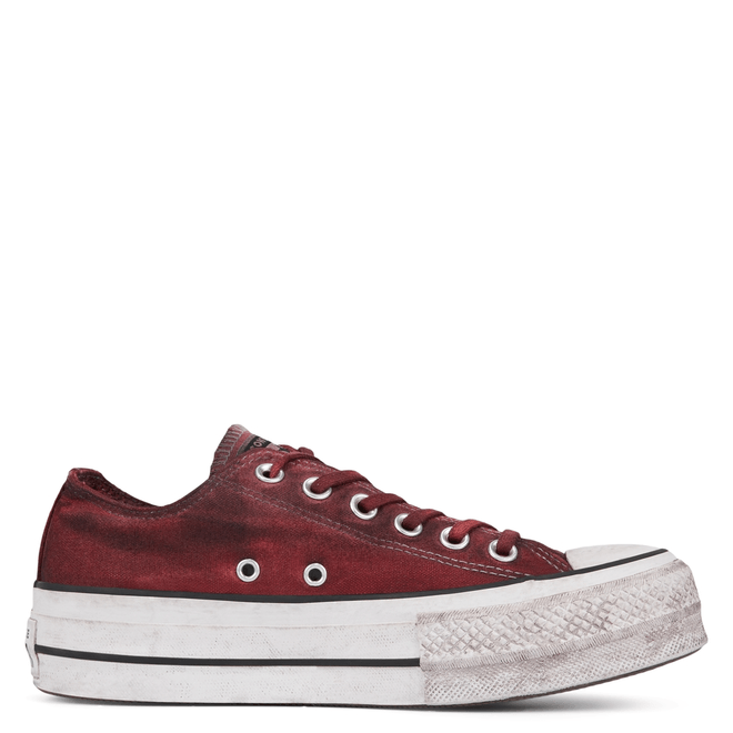 Womens Italian Crafted Dye Chuck Taylor All Star Platform Low Top 566471C