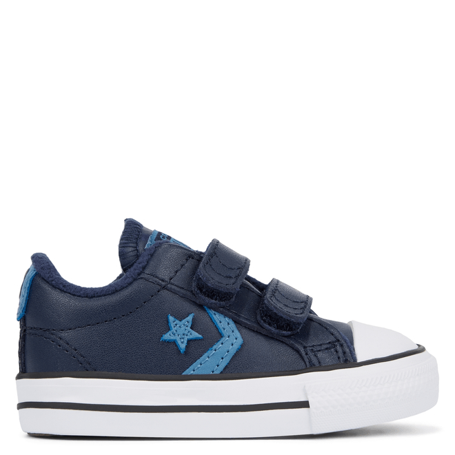 Toddler Leather Hook and Loop Star Player Low Top 766045C