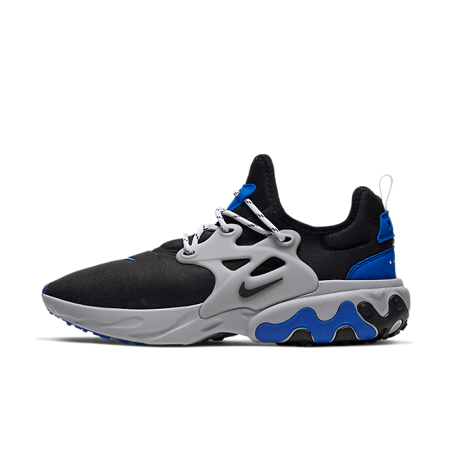 Nike React Presto (Black / Black - Racer Blue - Atmosphere Grey) AV2605 005