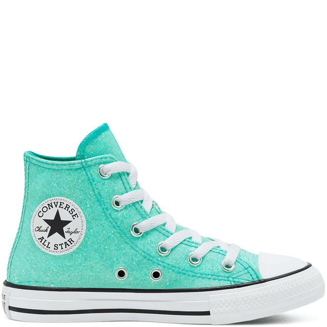 Coated Glitter Chuck Taylor All Star High Top voor kids 666894C