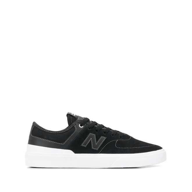New Balance low top logo embossed suede trainers NBNM379BWH