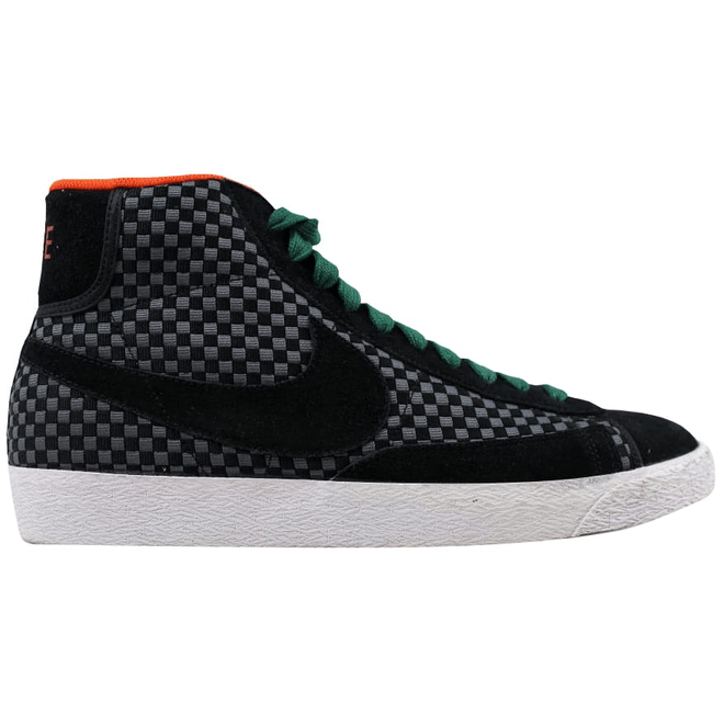 Nike Blazer Mid Woven Black/Black-Gorge Green-Team Orange 555093-001
