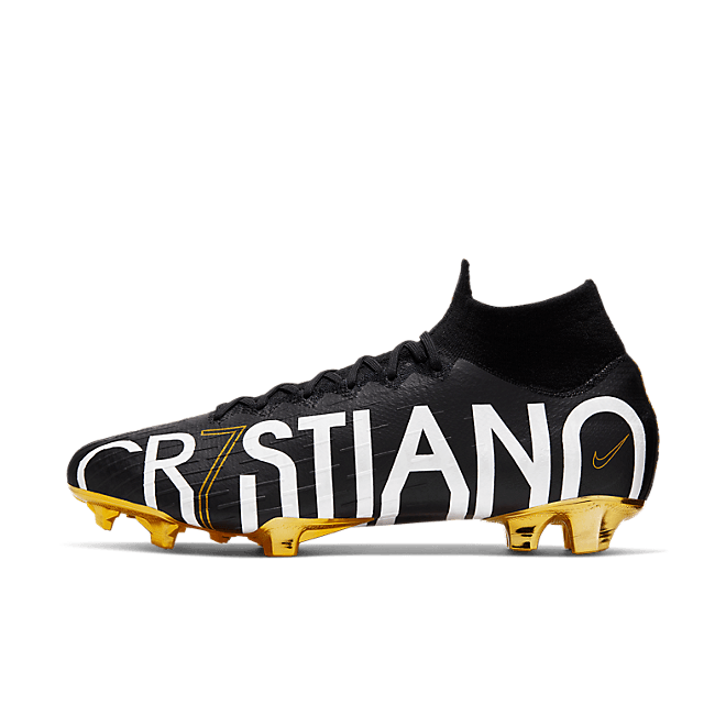 Nike Mercurial Superfly 6 Elite CR7 FG Cristiano Ronaldo Black Gold CJ7902-007