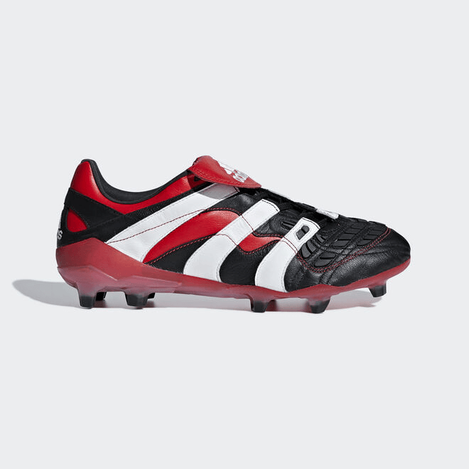 adidas Predator Accelerator Firm Ground Cleat Black White Red D96665