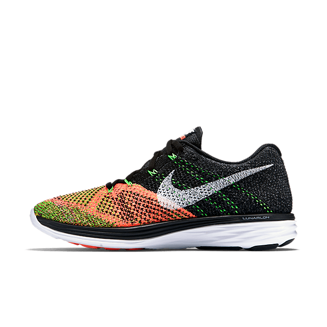 Nike Flyknit Lunar3 Orange Toe 698181-007
