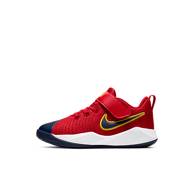 Nike Team Hustle Quick 9 University Red White (PS) AT5299-602