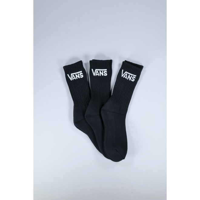Vans Solid crew socks black 3-pack VN000XNQBLK1