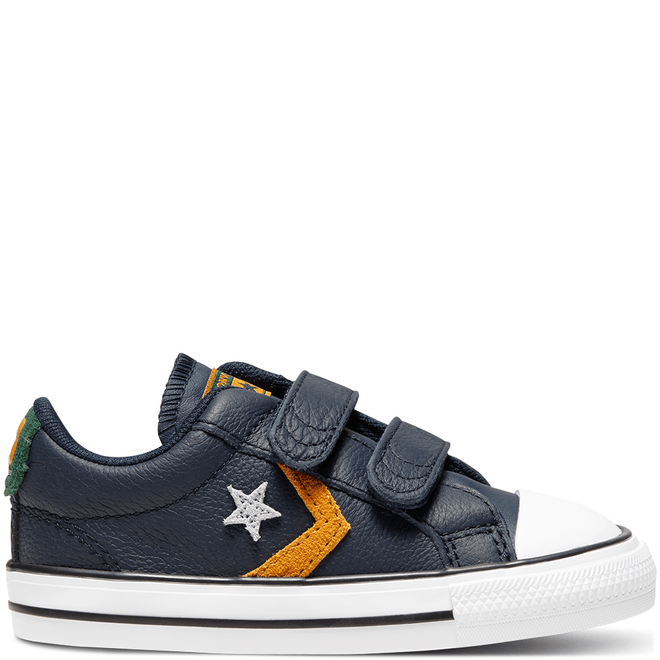 Toddler Leather Twist Easy-On Star Player Low Top 768429C