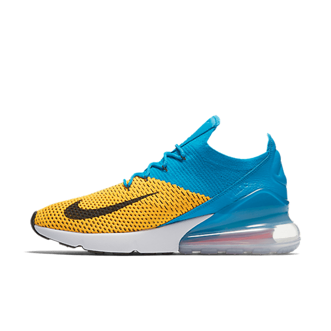 Nike Air Max 270 FlyKnit 'Yellow/Blue' AO1023-800