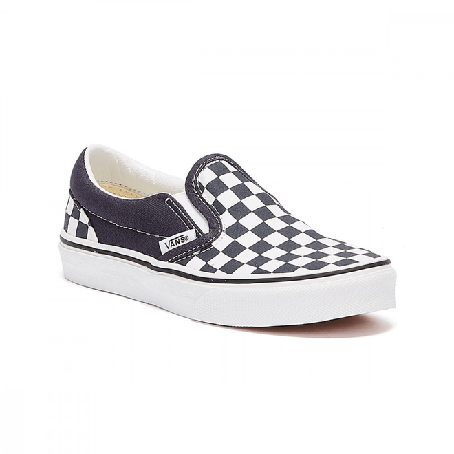 Vans Classic Slip-On Checkerboard Youth Black / White Trainers VN0A4BUT0HF1