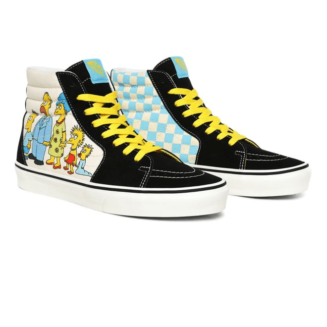 Vans x The Simpsons Sk8-Hi 1987-2020 Black / White Trainers VN0A4BV617E